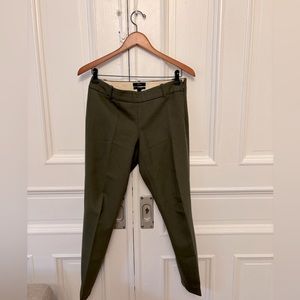 JCrew Minnie Pants in Olive Green - Size 0